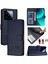Baskı Serisi Xiaomi 14 Pro Kılıf Kedi Fare Deri Telefon Kapağı Kart Yuvaları Rfıd Engelleme-Safir (Yurt Dışından) 1