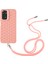 Xiaomi Redmi Note 12 Pro 4g Kılıf Tpu Isı Dağılımı Telefon Kılıfı, Kordonlu-Pembe (Yurt Dışından) 1
