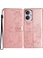 Xiaomi Redmi Için 13C 4g Telefon Kılıfı Çiçek Baskı Standı Deri Kapak-Gül Altın (Yurt Dışından) 1
