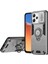 Xiaomi Redmi 12 4g/5g (Global) Kılıf Halkası Kickstand Pc+Tpu Telefon Kapağı Lens Gizlilik Koruması-Gri (Yurt Dışından) 1