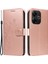 Xiaomi Redmi Için 13 5g/13 4g Kılıf Pu Deri Cüzdan Koruyucu Kapak Çiçek Baskılı-Gül Altın (Yurt Dışından) 1