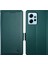 Xiaomi Redmi Note 12 4g Kılıf Darbeye Dayanıklı Deri Telefon Kapağı-Siyahımsı Yeşil (Yurt Dışından) 1