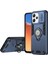 Xiaomi Redmi 12 4g/5g (Küresel) Kılıf Halkası Kickstand Pc+Tpu Telefon Kapak Lensi Gizlilik Koruması-Mavi (Yurt Dışından) 1