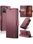 Caseme Xiaomi Redmi Note 13 5g Kılıf Deri Folyo Telefon Kapağı Rfıd Engelleme-Kırmızı (Yurt Dışından) 1