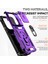 Xiaomi Redmi Için Not 13 4g Kılıf Askeri Sınıf Kickstand Pc Tpu Telefon Kapak Lens Gizlilik Koruması-Mor (Yurt Dışından) 4