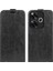 Xiaomi Redmi Turbo 3 5g Kılıf Kart Yuvaları ile Dikey Çevirme Deri Telefon Kapağı-Siyah (Yurt Dışından) 1