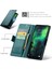 Caseme Xiaomi Redmi Note 13 5g Kılıf Deri Folyo Telefon Kapağı Rfıd Engelleme-Yeşil (Yurt Dışından) 2