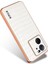 Azns Xiaomi Redmi K60 Ultra Kılıf Timsah Doku Galvanik Pu+Tpu Telefon Kapağı-Beyaz (Yurt Dışından) 4