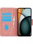 Xiaomi Redmi A3 Kılıf Bilek Askılı Pu Deri Telefon Kılıfı-Pembe (Yurt Dışından) 2