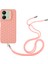 Xiaomi Redmi Için 13C 4g/5g Kılıf Kordonlu Tpu Telefon Kapağı Isı Dağıtımı Dahili Kickstand-Pembe (Yurt Dışından) 1