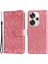 Xiaomi Redmi Turbo 3 5g Kılıf Ayçiçeği Deri Cüzdan Telefon Folyosu Kapak-Pembe (Yurt Dışından) 1
