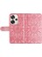 Xiaomi Redmi Turbo 3 5g Kılıf Ayçiçeği Deri Cüzdan Telefon Folyosu Kapak-Pembe (Yurt Dışından) 5