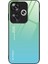 Xiaomi Poco F6 5g Kılıf Gradyan Renkli Temperli Cam Arka Kapak Çizilmez-Mavi/mavi Için (Yurt Dışından) 1