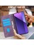 Xiaomi Redmi Note 13 Pro+5g Telefon Kılıfı Desenli Baskı Çizilmez Deri Kapak Çevirin-Mor (Yurt Dışından) 5