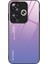 Xiaomi Poco F6 5g Kılıf Için Degrade Renk Temperli Cam Arka Kapak Çizilmez-Pembe/mor (Yurt Dışından) 1