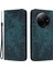 Xiaomi Redmi A3 Kılıf Fil Desenli Deri Telefon Kılıfı Manyetik Emme-Yeşil (Yurt Dışından) 1
