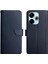 Xiaomi Redmi 13 5g/13 4g Kılıf Nappa Doku Hakiki Inek Deri Flip Telefon Kapağı-Mavi Için (Yurt Dışından) 1