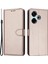Xiaomi Redmi 13 5g/13 4g Telefon Kılıfı Çizilmez Standı Deri Cüzdan Kapağı-Gül Altın (Yurt Dışından) 1