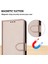 Xiaomi Redmi 13 5g/13 4g Telefon Kılıfı Çizilmez Standı Deri Cüzdan Kapağı-Gül Altın (Yurt Dışından) 5