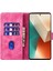 Xiaomi Redmi Için Not 13 5g Kılıf Kart Yuvaları ile Aşk Kalp Kedi Baskılı Deri Telefon Kapağı Stand-Rose (Yurt Dışından) 2