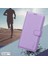 Bınfen Renk Xiaomi Redmi Note 13 Pro+5g Litchi Doku Flip Case Deri Telefon Kapağı-Mor (Yurt Dışından) 4