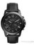 Fossil FS4812 Siyah Hakiki Deri Silikon Kaplama Saat Kordonu Kayışı 46MM 4