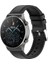 Fossil FS4972 Siyah Renk Hakiki Deri Silikon Kaplama Saat Kordonu Kayışı 46MM 5