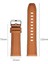 Fossil FS5454 Taba Renk Hakiki Deri Silikon Kaplama Saat Kordonu Kayışı 46MM 2