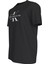 Erkek Dısrupted Outline Monologo T-Shirt - Siyah 2