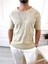 Tişört Lazer Kesim Yırtık Detaylı T-Shirt Oversize Rahat Kalıp Tshirt 3