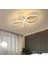 Avize Nehir Model Led Avize Beyaz Kasa 3 Renk Kumandalı 1