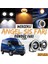 Iveco Daily Uyumlu Üniversal Mercekli Angel Sis Farı Metal Su Geçirmez 76 mm Turuncu Halkalı Gündüz Farı Angel Eyes 2 Adet 1