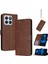 Toka ile Kart Yuvası ile Onur X8B Pu Deri Saf Renk Için Flip Case (Yurt Dışından) 1