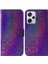 Xiaomi Redmi Not 12 Için Kılıf Pro Kart Yuvası Cüzdan Kılıf Glitter Renkli (Yurt Dışından) 1