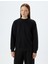 Basic Sweatshirt Üç Iplik Şardonlu Bisiklet Yaka Uzun Kollu 3