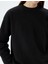 Basic Sweatshirt Üç Iplik Şardonlu Bisiklet Yaka Uzun Kollu 5