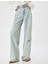 Yırtık Kot Pantolon Düşük Bel Düğmeli Bol Paça Pamuklu - Loose Straight Fit Jean 3