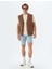 Slim Fit Kot Şort Bermuda Cep Detaylı Pamuklu 1