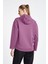 Kadın Fermuarlı Kapüşonlu Sweatshirt 24N-2126 5
