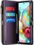 Caseme Samsung Galaxy A71 4g SM-A715 Kılıf Pu Deri Cüzdan Telefon Kılıfı Askılı-Mor (Yurt Dışından) 3