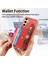 Samsung Galaxy S24+ Kılıf 3D Çiçek Deri+Tpu Kart Yuvalı Telefon Kılıfı Kickstand-Kırmızı (Yurt Dışından) 5