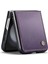 Caseme Samsung Galaxy Z Flip6 5g Kılıf Litchi Texture Deri+Pc Telefon Kapağı-Mor (Yurt Dışından) 2