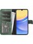 Samsung Galaxy M15 5g Kılıf Çift Renk Ekleme Telefon Deri Kılıf-Yeşil (Yurt Dışından) 4
