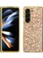 Samsung Galaxy Z Fold6 5g Telefon Kılıfı Için Glitter Elektroliz Tpu Çerçeve Pc Arka Kapak-Altın (Yurt Dışından) 1