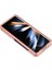 Samsung Galaxy Z Fold6 5g Telefon Kılıfı Için Glitter Elektroliz Tpu Çerçeve Pc Arka Kapak-Altın (Yurt Dışından) 3
