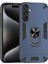 Samsung Galaxy M15 5g Kılıf Pc+Tpu Telefon Kılıfı, Halkalı Kickstand-Mavi (Yurt Dışından) 1