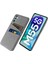 Samsung Galaxy M55 5g Kılıf Çift Kart Yuvalı Pc+Kumaş Telefon Kapağı-Açık Gri (Yurt Dışından) 1