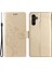 Samsung Galaxy M55 5g Kılıf Cüzdan Çiçek Pu Deri Telefon Kapağı-Altın (Yurt Dışından) 1