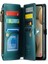 Caseme Samsung Galaxy A12 Kılıf Deri Çanta Telefon Kapağı Manyetik Kapatma Fermuar Cep-Yeşil (Yurt Dışından) 2