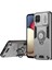 Samsung Galaxy A12 Kılıf Slide Camshield Kickstand Pc+Tpu Telefon Kapağı-Gri (Yurt Dışından) 1